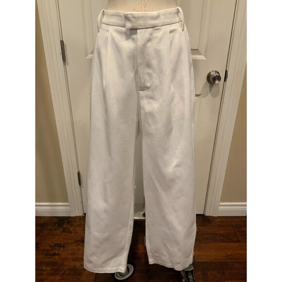 Sir The Label Men's White Ivory Mikkah Pant Pleated Fit Pants, Size 32, NWT! - Picture 2 of 10